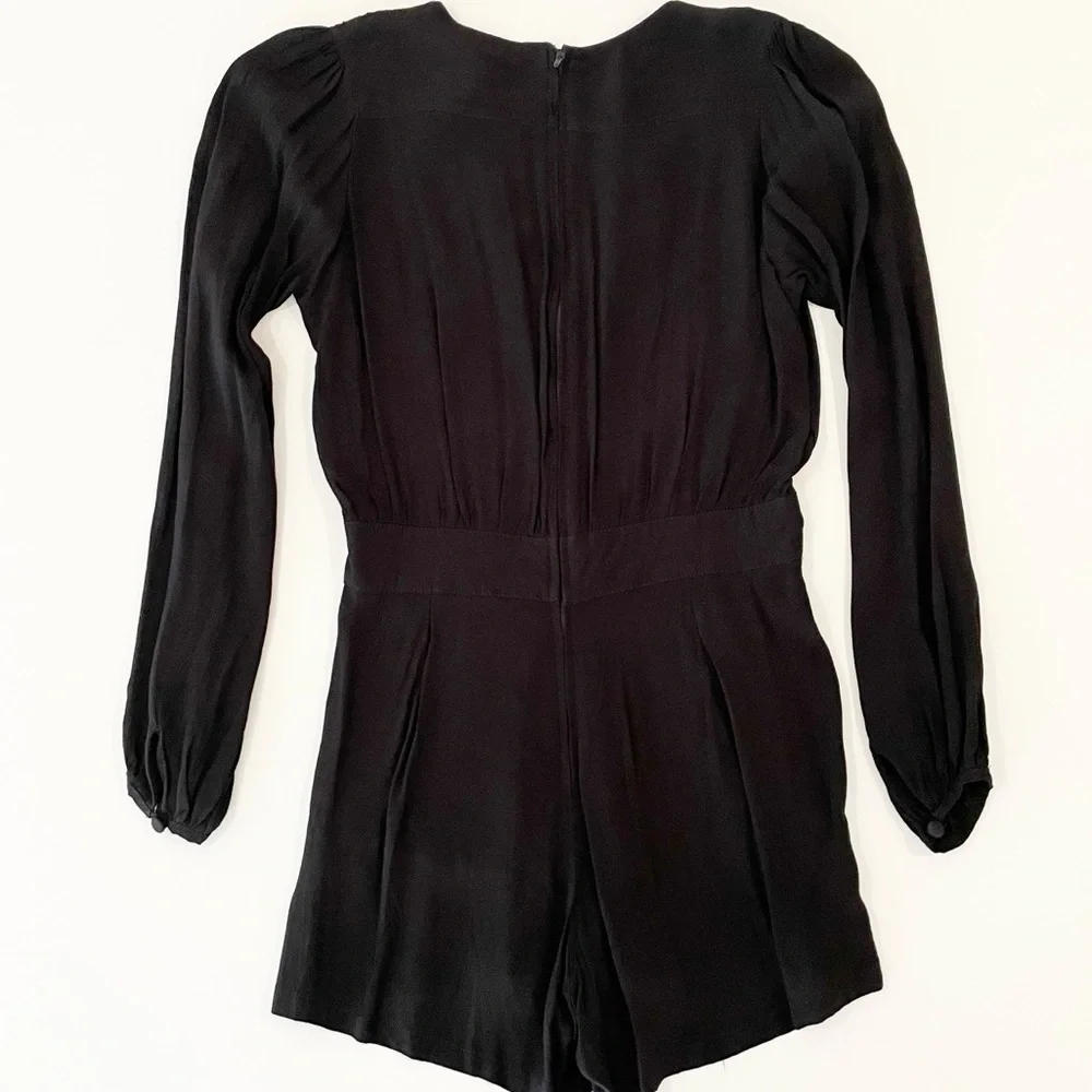 Motel Rocks Black Long Sleeve Romper - Picture 4 of 10